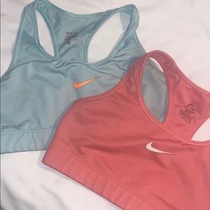 Nike drifit sports bras 2for10 (size M)
